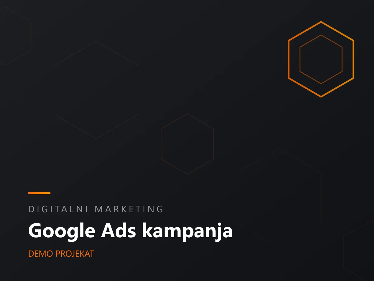Google Ads - Demo kampanja