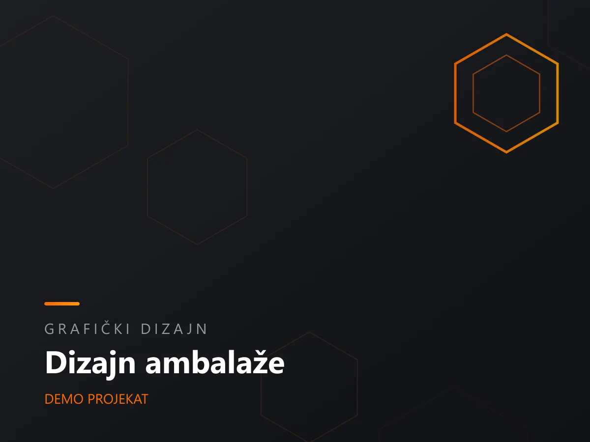 Dizajn ambalaže - Demo projekat