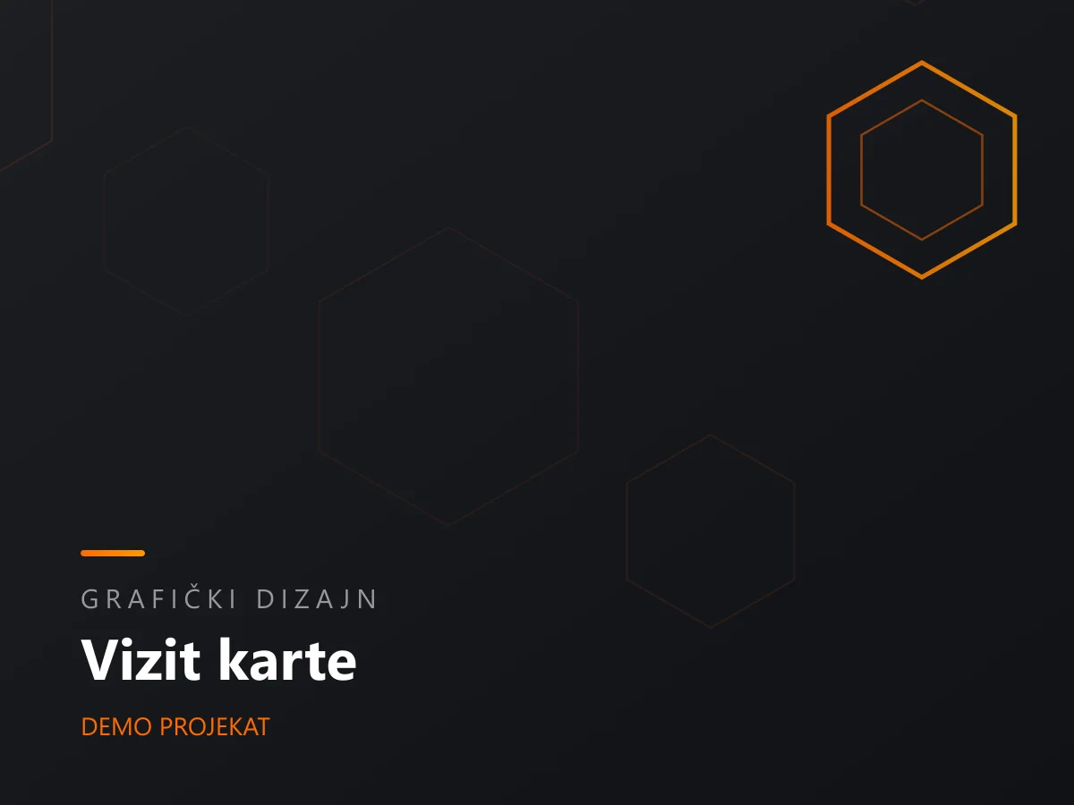 Vizit karte - Demo projekat